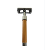 Viceroy CS Butterfly Open BRASS Double Edge Safety Razor Chrome+ Copper Finish
