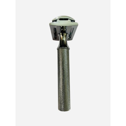 Virgo 33  3" Heavy Weight Close Comb Double edge safety Razor Chrome finish